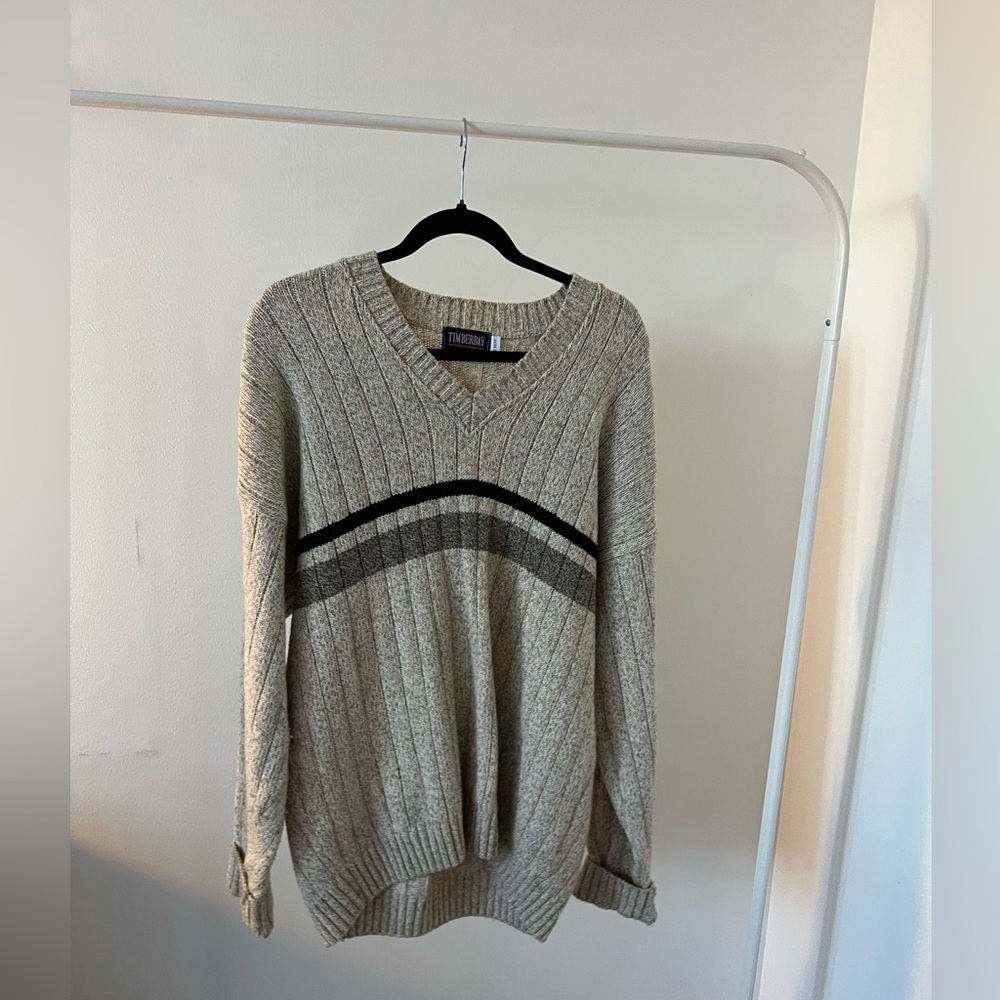 Men's Beige Sweater